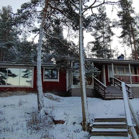majoitus saaristo Uusimaa Pekkala Särkisalo. talvikuva.